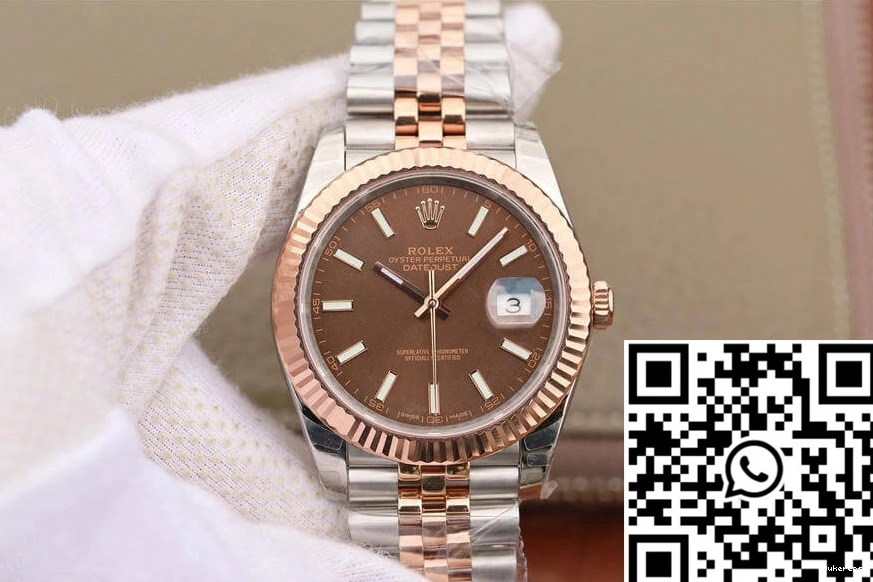 M126331-0002 Chocolate Rolex Dial Datejust EW Color Factory 0120